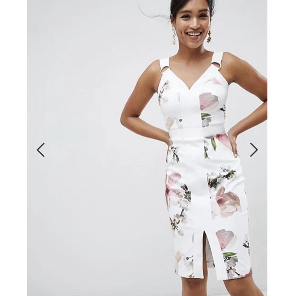 Ted Baker London Irasela Harmony Print Panel Sleeveless Dress Size 1 (US 4)